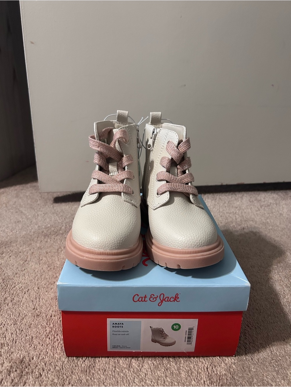 Toddler combat boot